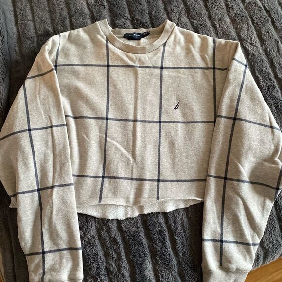 NAUTICA, crop top with frayed edge. Size Medium‎ - Picture 4 of 7